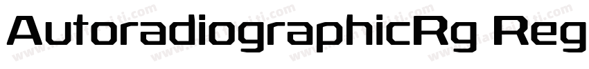 AutoradiographicRg Regular字体转换